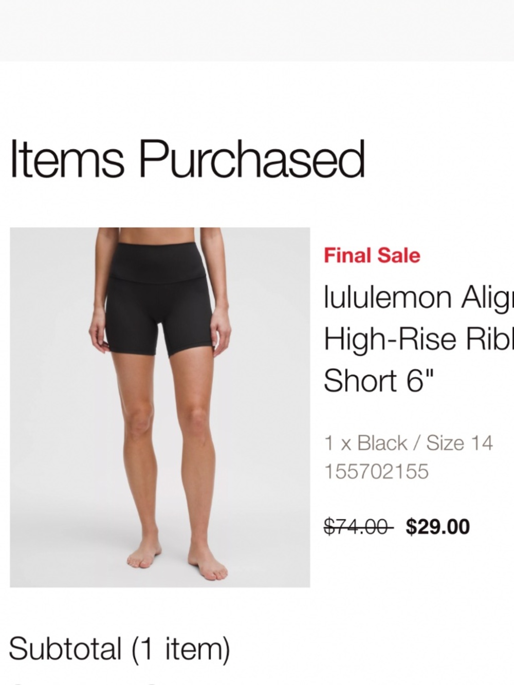 Lululemon Align Size 14